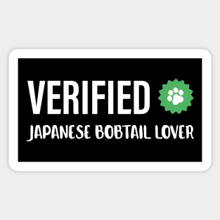Verified Kitten Lover | Funny Japanese Bobtail Cat Sticker